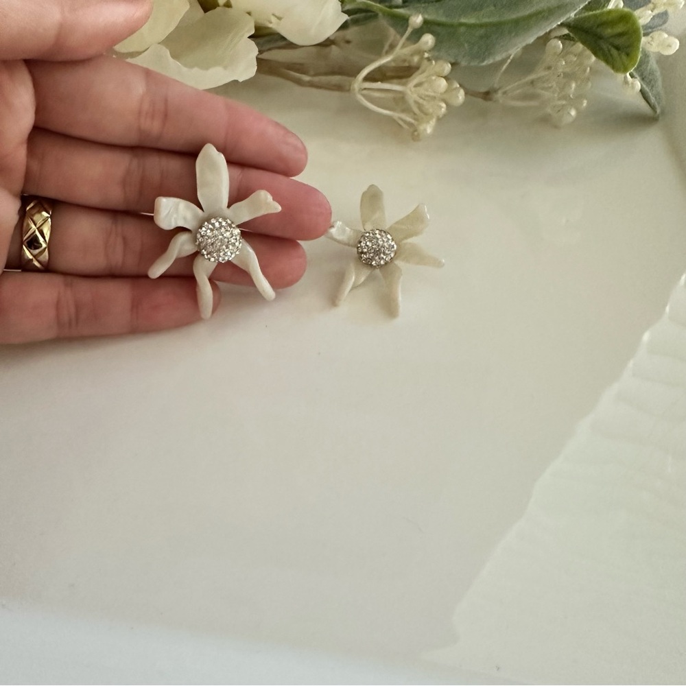 LELE SADOUGHI Water Lilly Button Earrings - Picture 6 of 8
